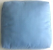 Medium Blue Sofa Accent Pillow, 13” Square, No Damage