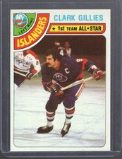 1978 Topps #220 Clark Gillies Near Mint , Free Shipping