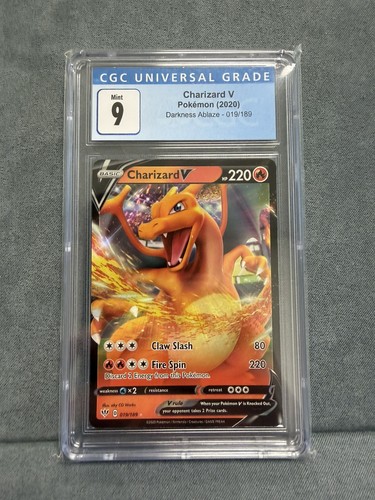 Charizard V graded CGC 9 for sale on eBay