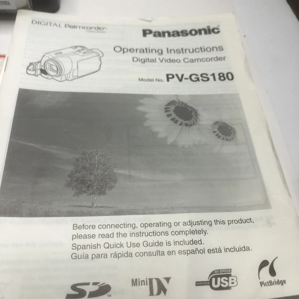 Accesorios de transferencia de videocámara Panasonic PV-GS180 Min y bolsa Tamrac Foto 3 de 4