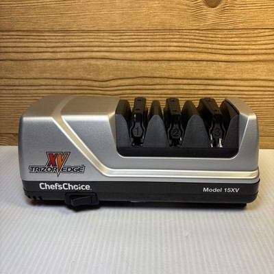 Chefs Choice Trizor XV Edge Electric 3 Stage Knife Sharpener Model 15