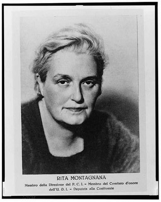 Photo:Rita Montagnana,membro della direzione del P.C.I.,1949,Communist