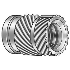 Ultrasonic Insert, 5/16"-24, 1/2 in L, 0.378 in Insert Dia., 0.378 in Tapered