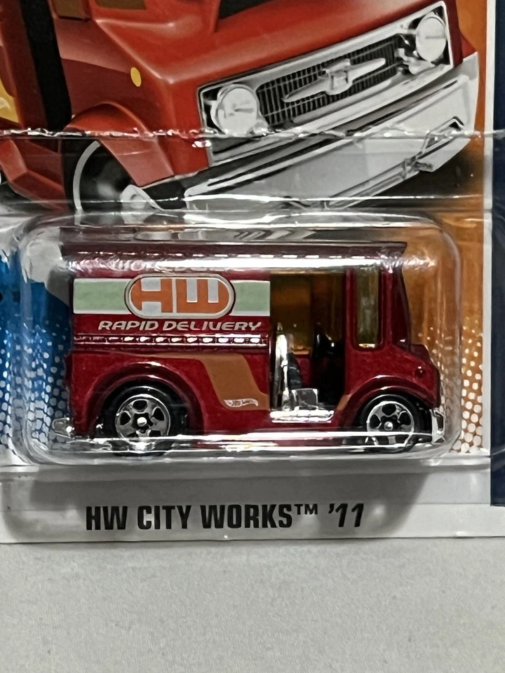 Hot Wheels 2011 1/10 HW City Works '11 Bread Box 171/244 (rojo) Foto 2 de 4