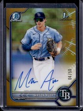 Mason Auer 2022 Bowman Chrome #CPA-MA Auto Gold /50