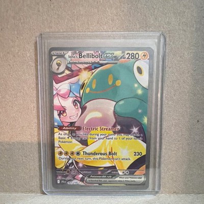 Pokémon Iono's Bellibolt EX 183/159 Special Illustration Rare Full Art Holo Sv09
