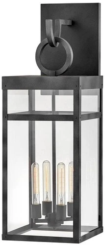 Hinkley Porter 35 1/4" High Aged Zinc Outdoor Wall Light - Picture 2 of 3