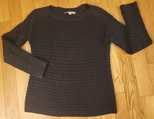 Women's Size Small Ann Taylor Loft Gray Loose Knit Sweater
