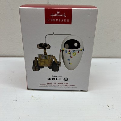 Hallmark 2023 Disney Pixar Wall-E and Eve 15th Anniversary Christmas Ornament