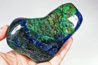 2385Ct Natural Bi Color Azurite Malachite Chrysocolla Facet Rough YAZAA33 — photo 2