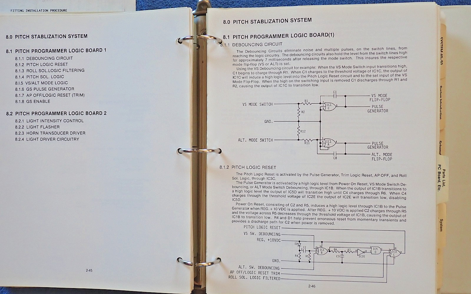 S-Tec Autopilot ST60-1 ST60-2 ST40 & 50 Manual Parts Schematics Original Binder