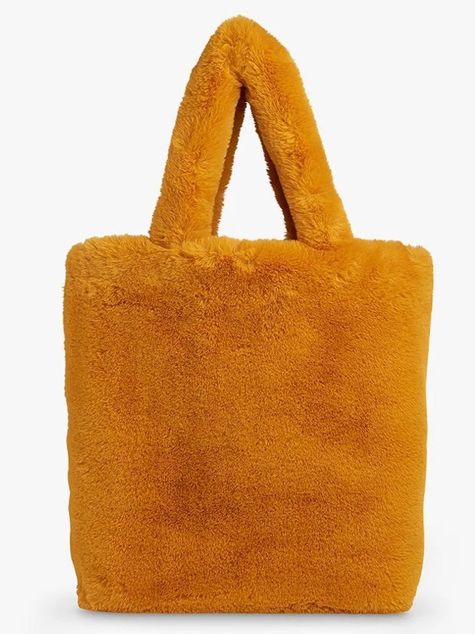 Bolso de Mano Whistles Hattie Piel Sintética Amarillo Mostaza Brillante Shopper Nuevas Etiquetas Nuevo con Etiquetas