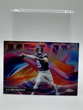 2025 Topps Chrome J.J. McCarthy Helix Case Hit 🔥🔥RC Rookie SSP #HX-22 Vikings