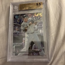 2017 Bowman Chrome Refractors ROY Favorites Aaron Judge BGS 9.5 GEM MT RC