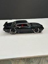 Jada 124 Bigtime Muscle 1970 Olds 442 Black Used Nice No Box