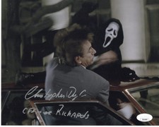 Christopher Chris Doyle signed 8x10 Photo Officer Richards Scream 2 JSA