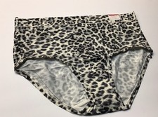 NWT CACIQUE COMFORT BLISS FULL BRIEF 18/20 BLACK AND WHITE ANIMAL PRINT