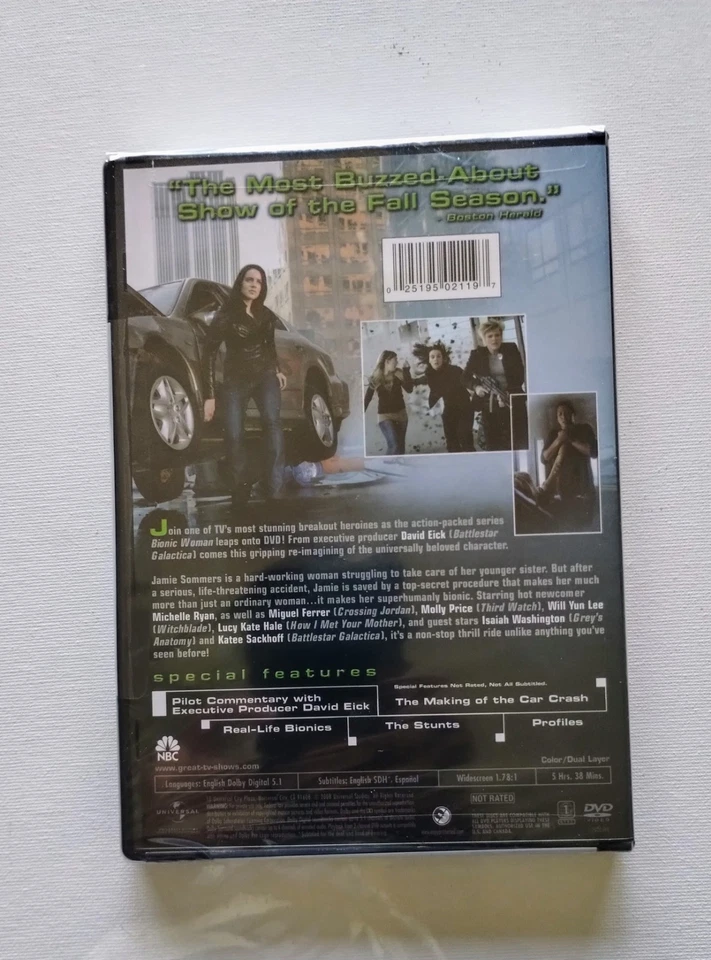 Bionic Woman: Volume One (DVD, 2007) NEW TV SERIES FACTORY SEALED - Image 4 of 4