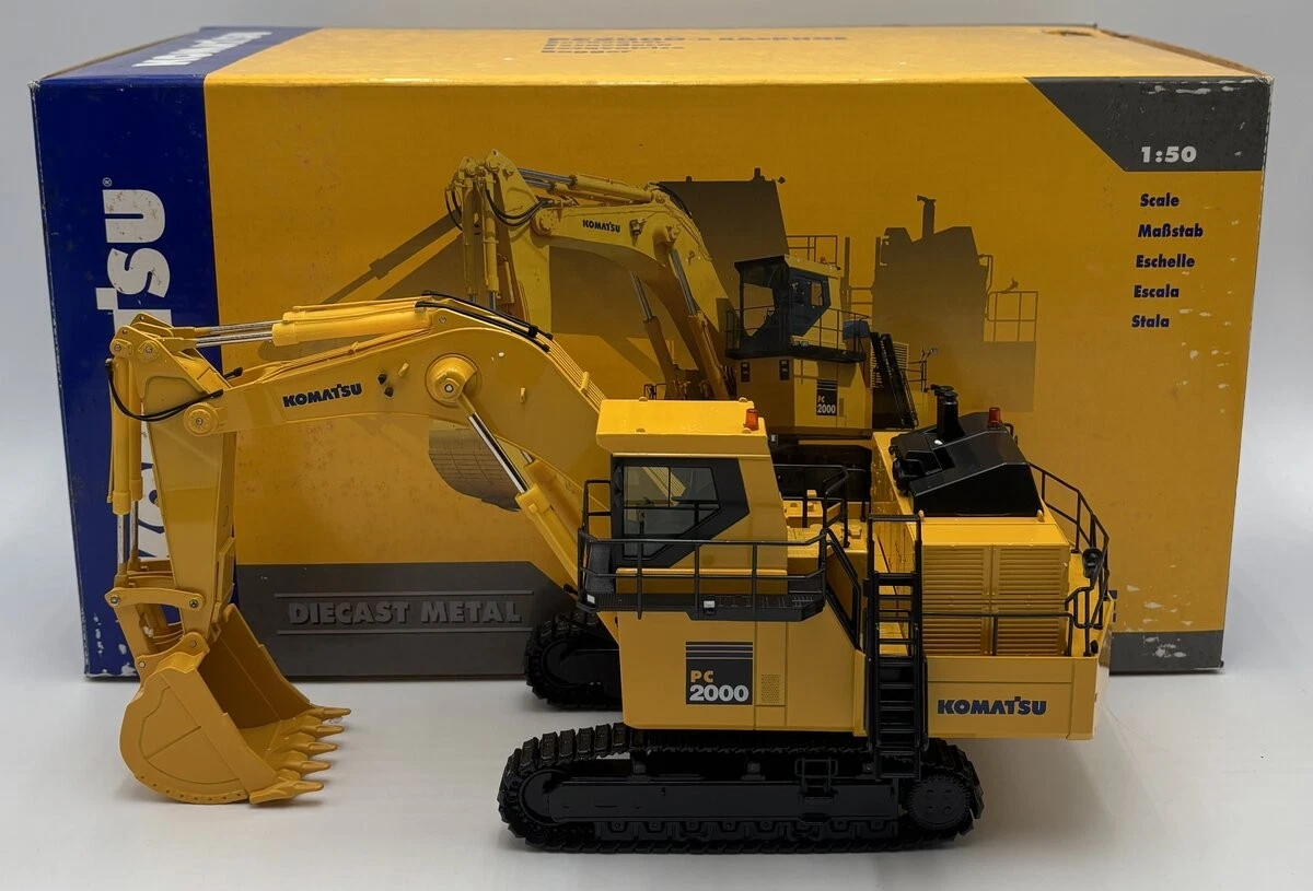 NZG 1:50 Komatsu Contemporary Manufacture Diecast Construction