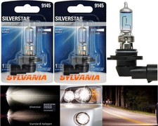 Sylvania Silverstar Halogen Oe H10 9145 45w Two Bulbs Fog Light Replace Stock