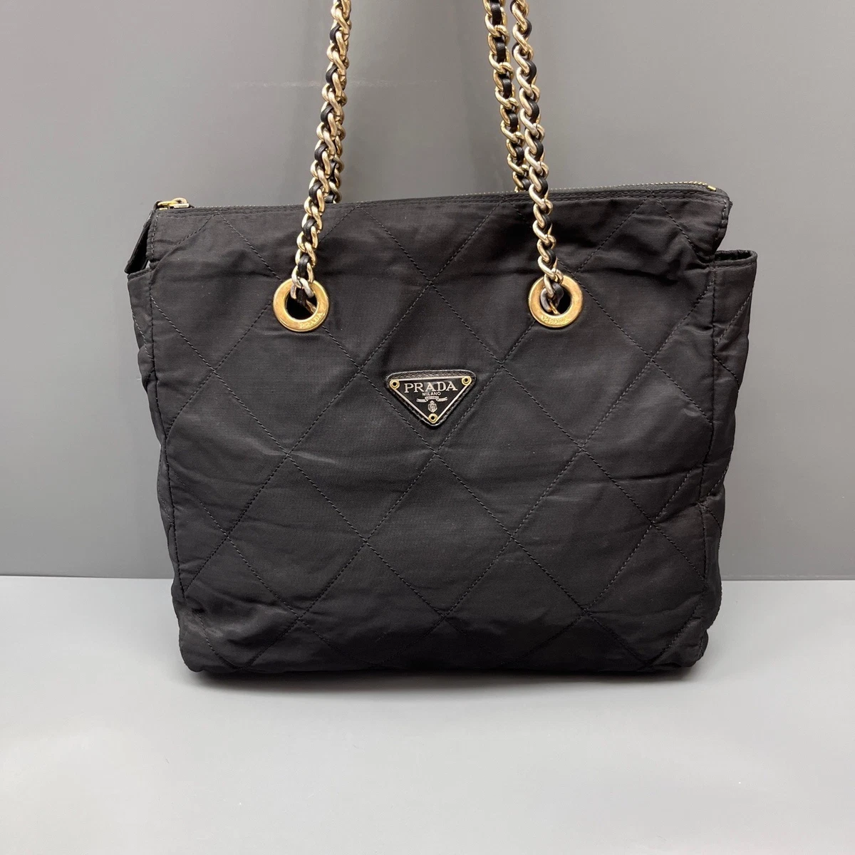 PRADA Tessuto Nylon Exterior Quilted Bags & Handbags for Women for