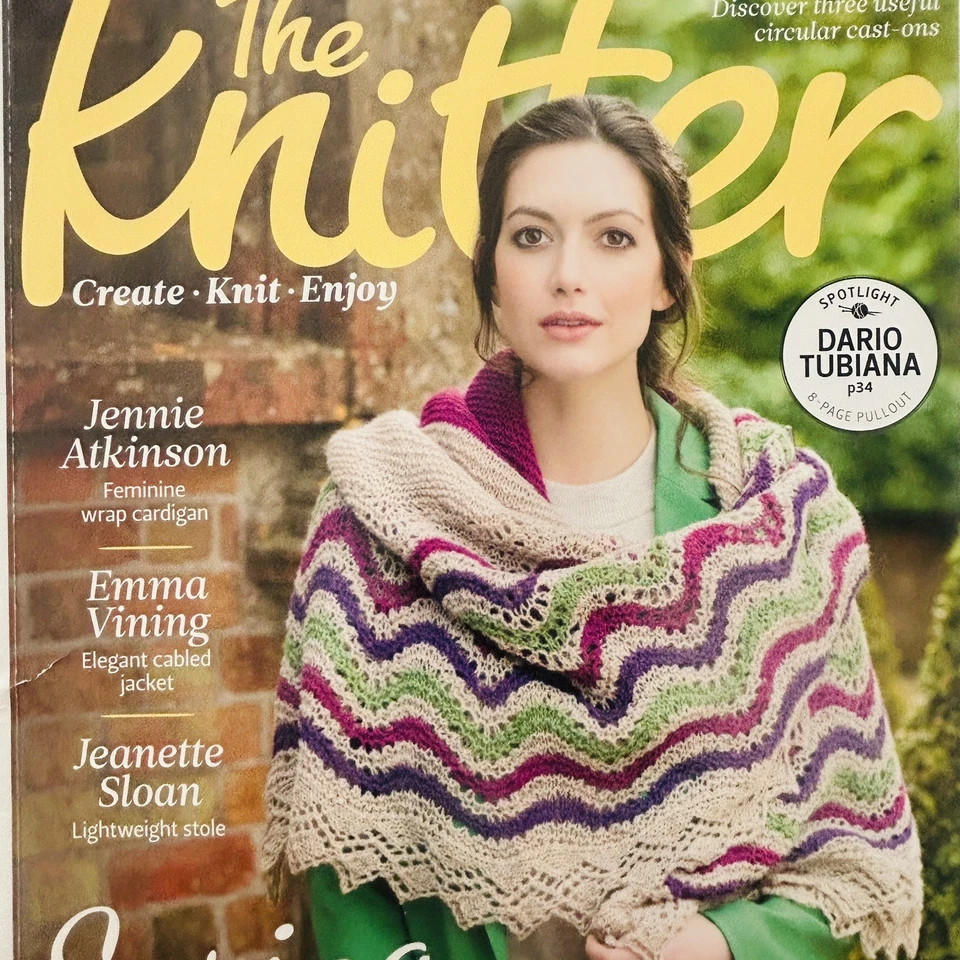 The Knitter Magazine Knitting Patterns Issue 122 Spring Dario Tubiana Pullout - Image 2 of 4