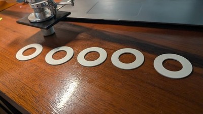 EPDM Rubber Sealing Washers for M26 Screw Size, 27 mm ID, 50mm OD