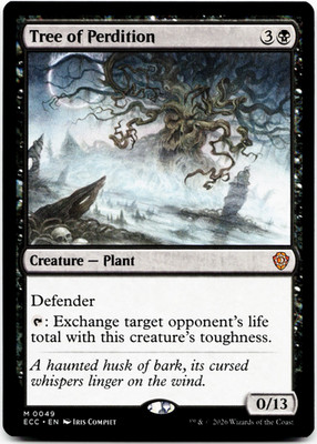 Tree of Perdition [Commander: Lorwyn Eclipsed] MTG NM  