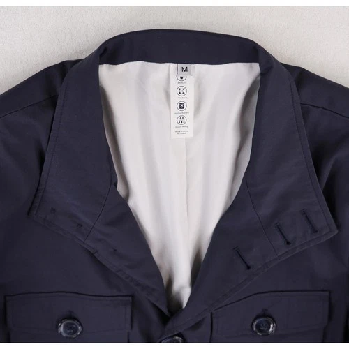 State & Liberty Field Jacket Mens Medium Navy Blue Athletic Fit Utility Chore image 4