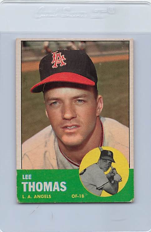 1963 Topps #441 Lee Thomas Angels VG/EX *DA-E7961 | eBay