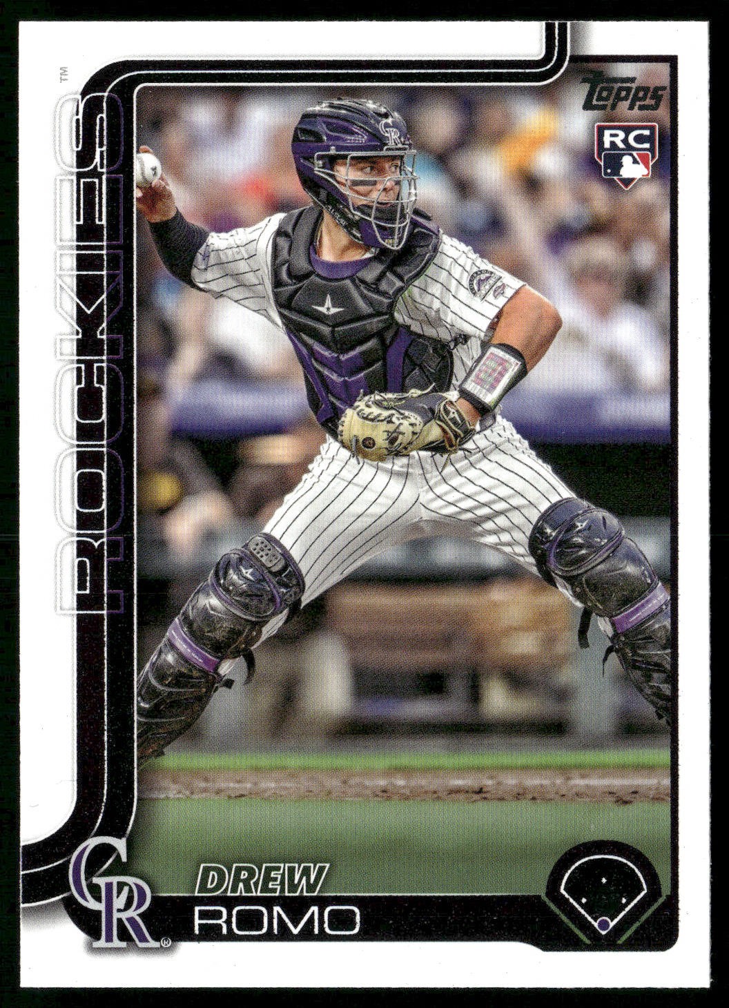 Drew Romo 2025 Topps #296 Spring Training Colorado Rockies