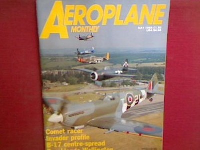 B-17 centre-spread. - in : Aeroplane monthly - May 1988. Riding, Richard T. (Edi