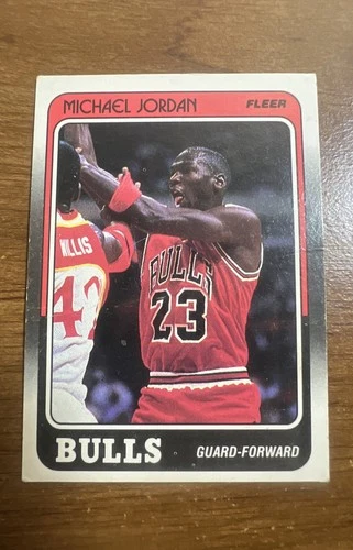 1988-89 Fleer - Michael Jordan #17 CREASE