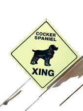 SIGN COCKER SPANIEL DOG