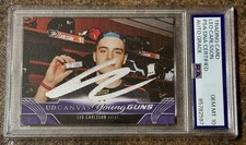 Leo Carlsson Signed 2023-24 Upper Deck Young Guns  Rookie Canvas RC PSA 10 Auto