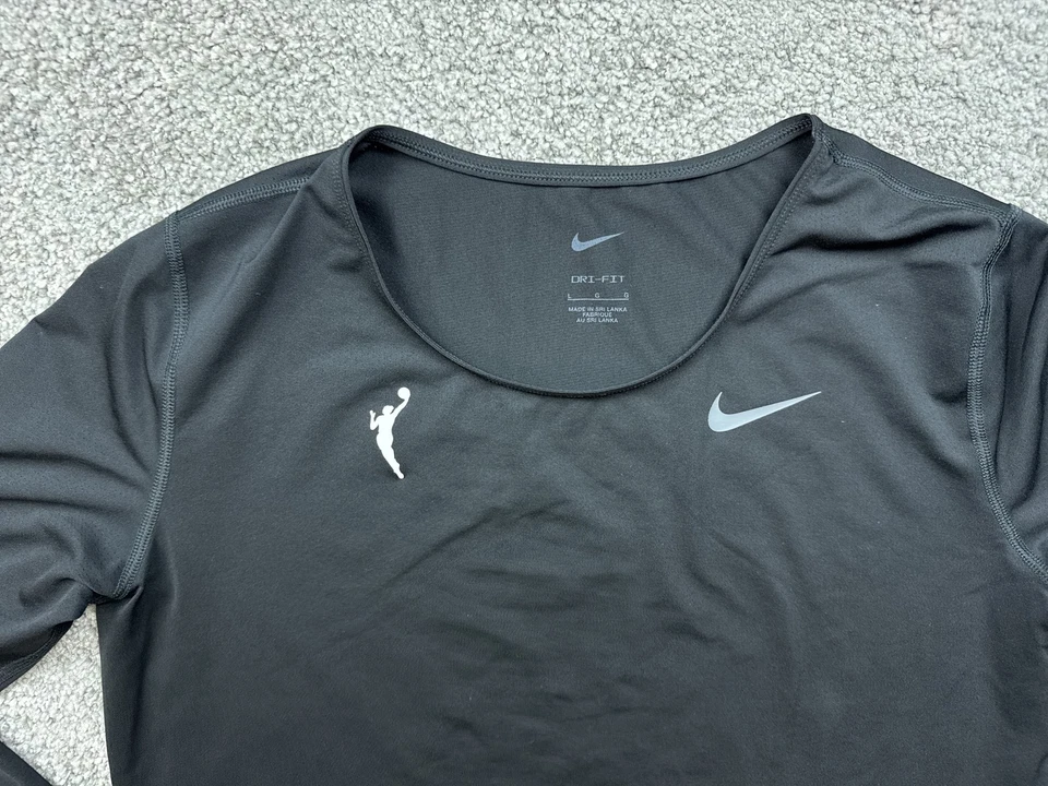WNBA Shirt Womens Large Long Sleeve Nike Dri Fit Basketball Performance - Image 3 of 4