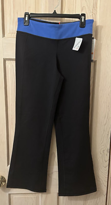 NWT Champion Premium Black Fitted Short Duo Dry Reversible Yoga Athletic Pants M