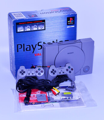 PlayStation 1 PS1 Konsole SCPH-5552C Value Pack + OVP - Sehr Gut - Sammlerstück