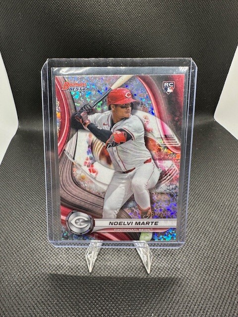 Noelvi Marte 2024 Bowman's Best RC Mini Diamond /299 Refractor Rookie Reds