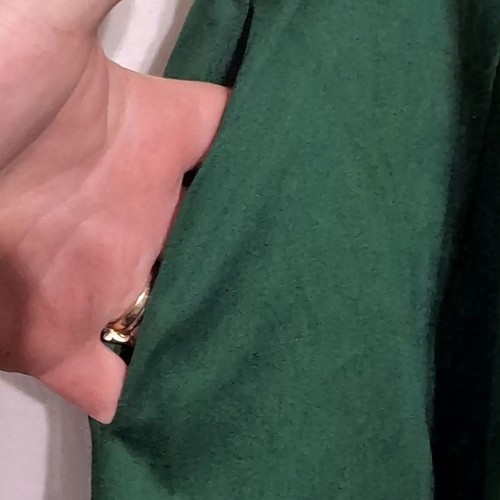 Amazon Tandisk Green A-Line Circle Skirt Knee Length Pockets Elastic Waist 2xl - 第 6/8 張圖片