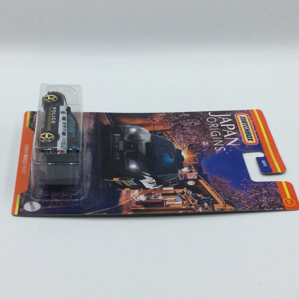 Matchbox Japan Origins Subaru Impreza Police New on Sealed Card - Image 3 of 4