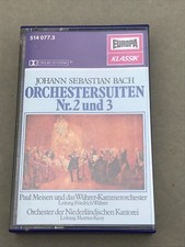 johann sebastian bach - orchestersuiten nr. 2 und 3  . cassette  german 