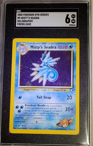 Misty's Seadra (Unlimited) graded SGC 6 for sale on eBay