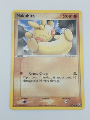 Pokémon TCG Makuhita EX Emerald 54/106 Regular Common