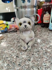 TY Beanie Baby (Beanie Bellies) -WILFRED the French Bulldog (Key Clip - 4 inch)