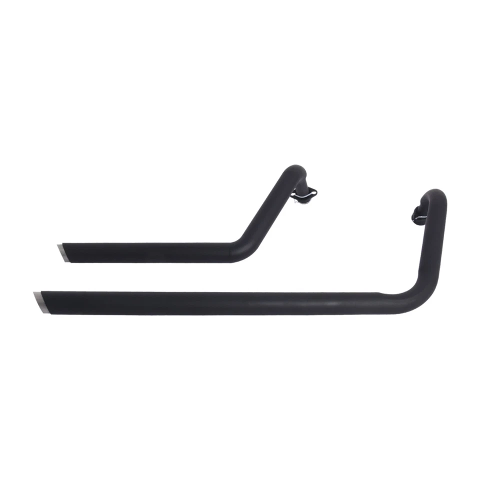 For Honda Shadow 1100 VT1100C2 VT1100C3 Black Shortshots Staggered Exhaust Pipes Foto 3 de 4