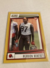 2022 Score Football Gold Parallel #362 Perrion Winfrey Rc Browns