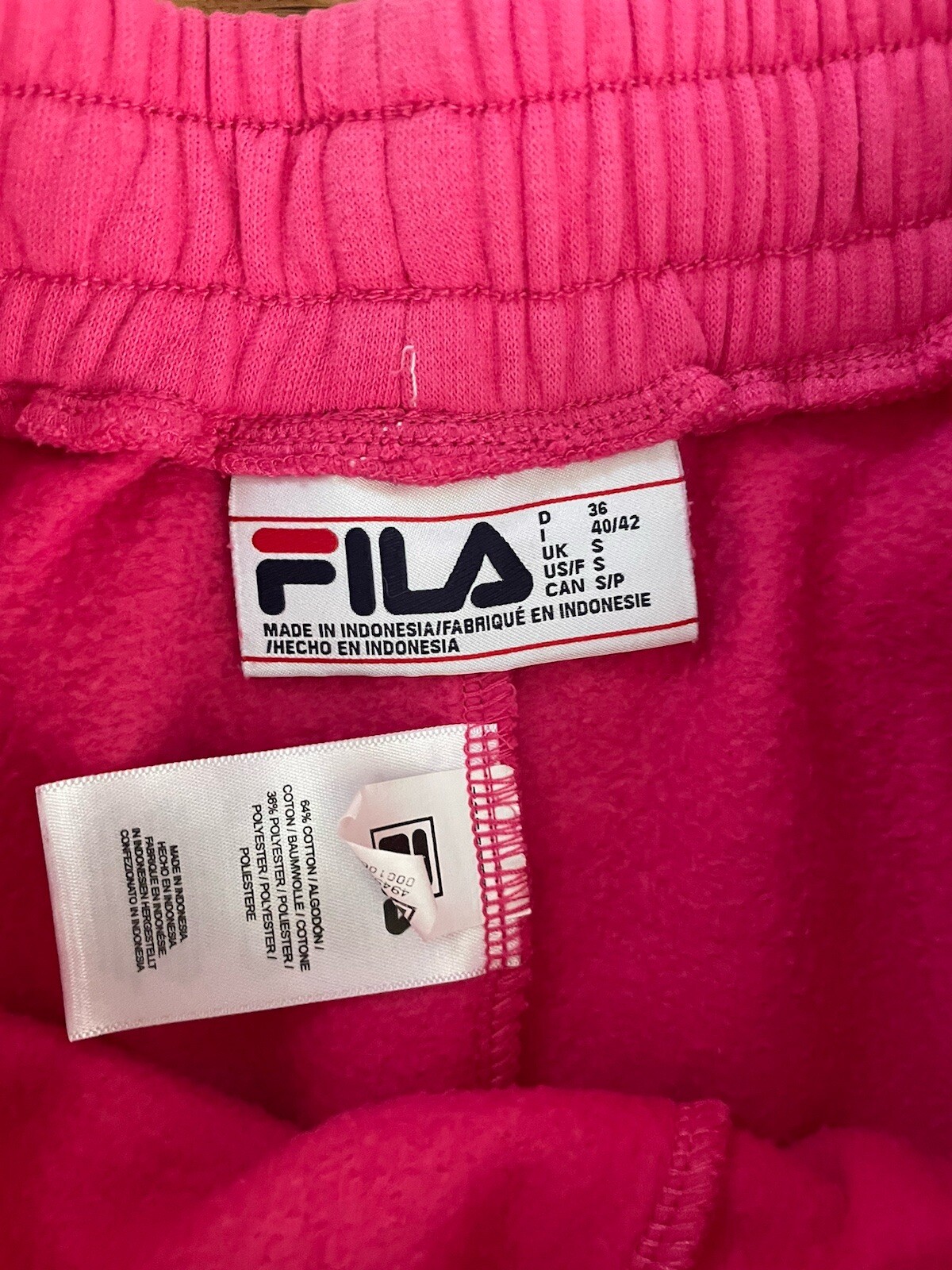 Fila Danita pantaloncino a strappo rosa lime donna piccolo coulisse