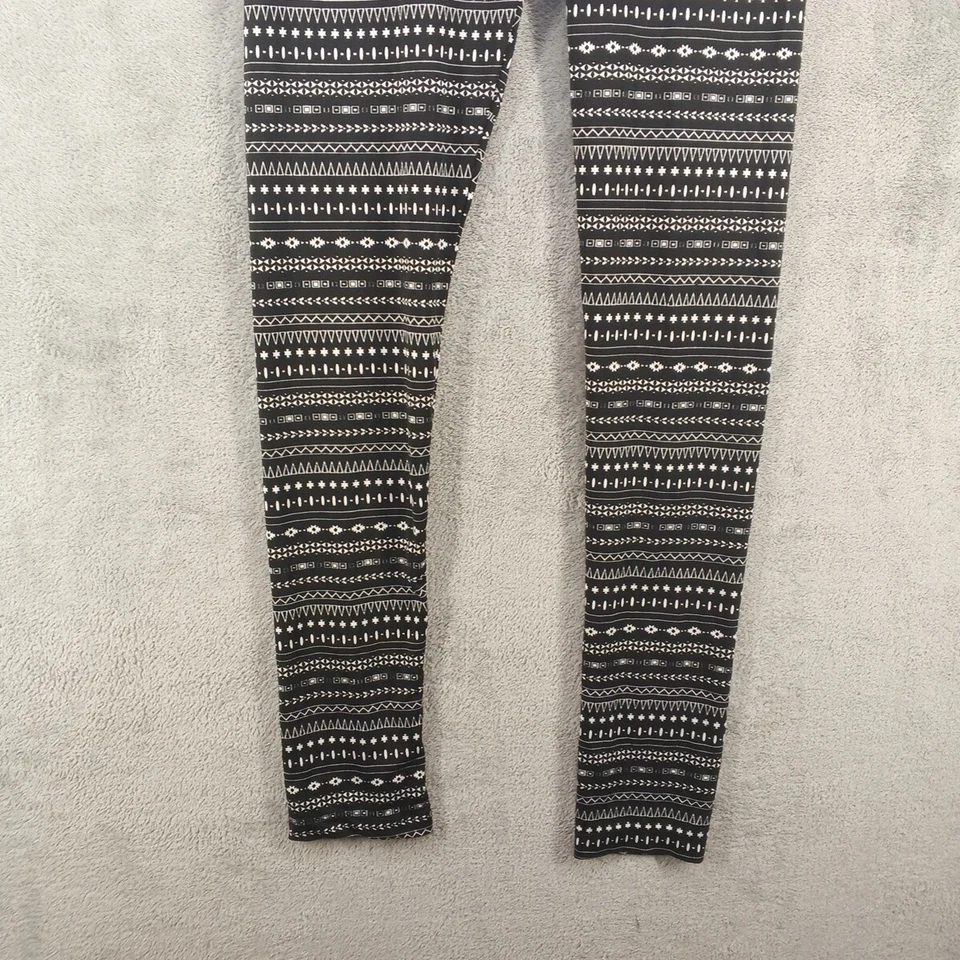 H&M DIVIDED Leggings Workout Size SMALL (4-6) Women Yoga High Rise Patterned - Image 3 of 4