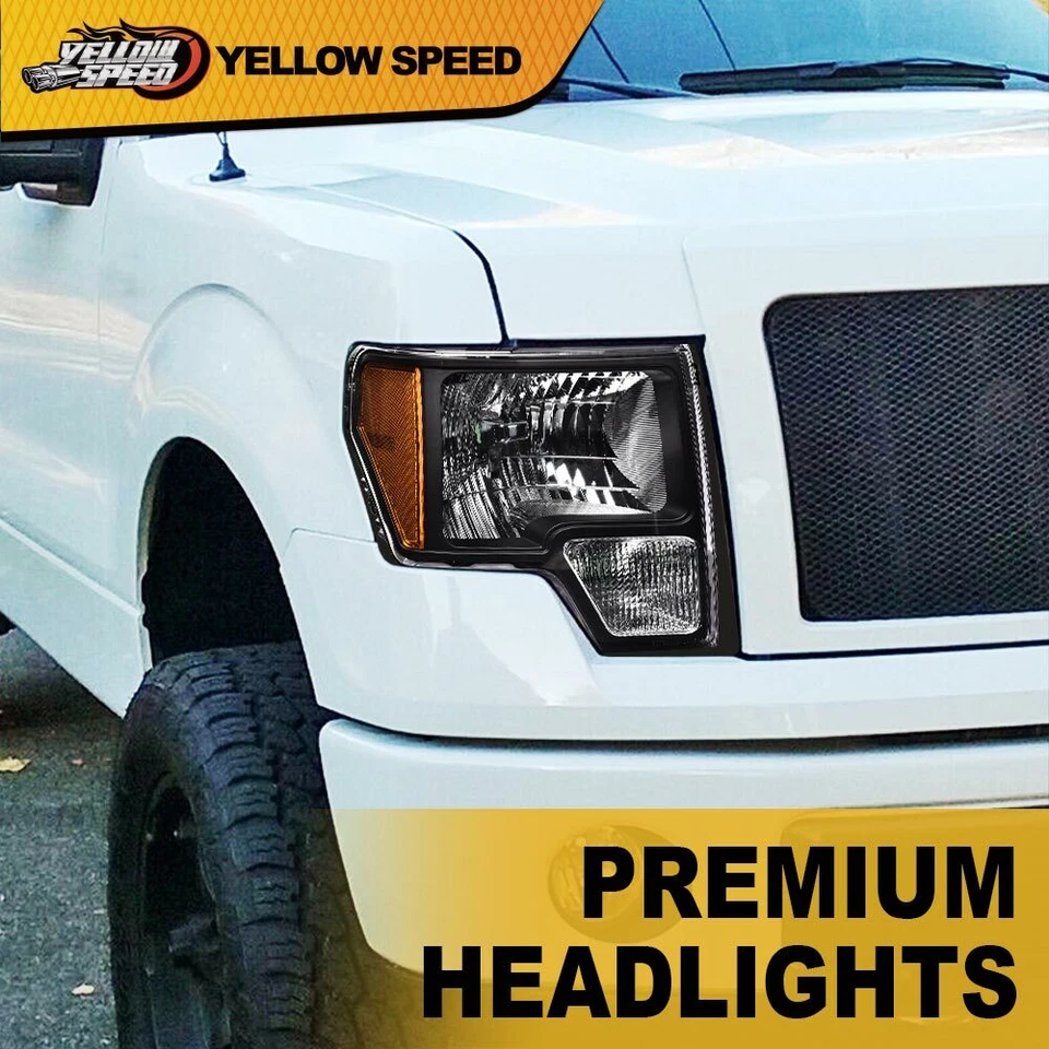 Faros cromados + luces traseras luces de freno aptos para camioneta Ford F150 2009-2014 Foto 2 de 4